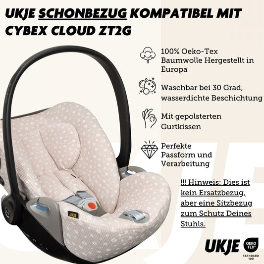 Cybex Cloud Z2-T Bezug | Daisy Waffel