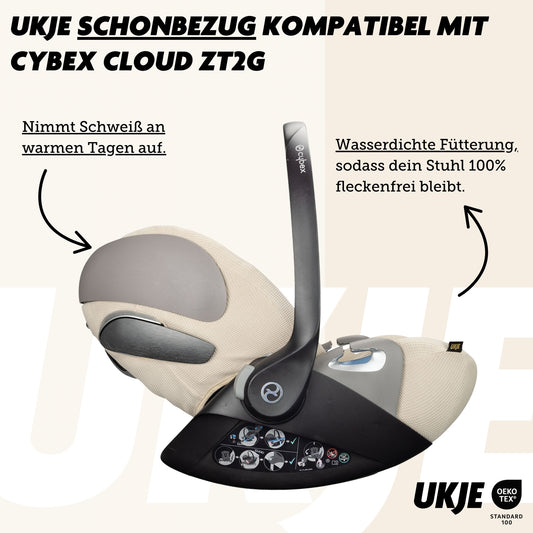 Cybex Cloud Z2-T Bezug | Beige Waffel