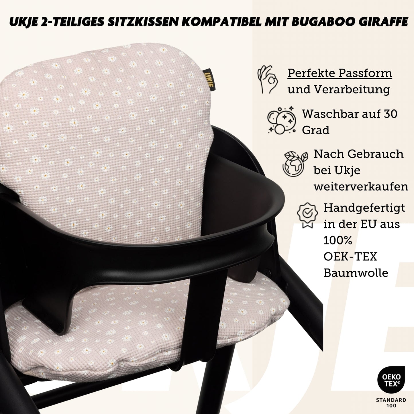 Bugaboo Giraffe Sitzkissen | Daisy Waffel