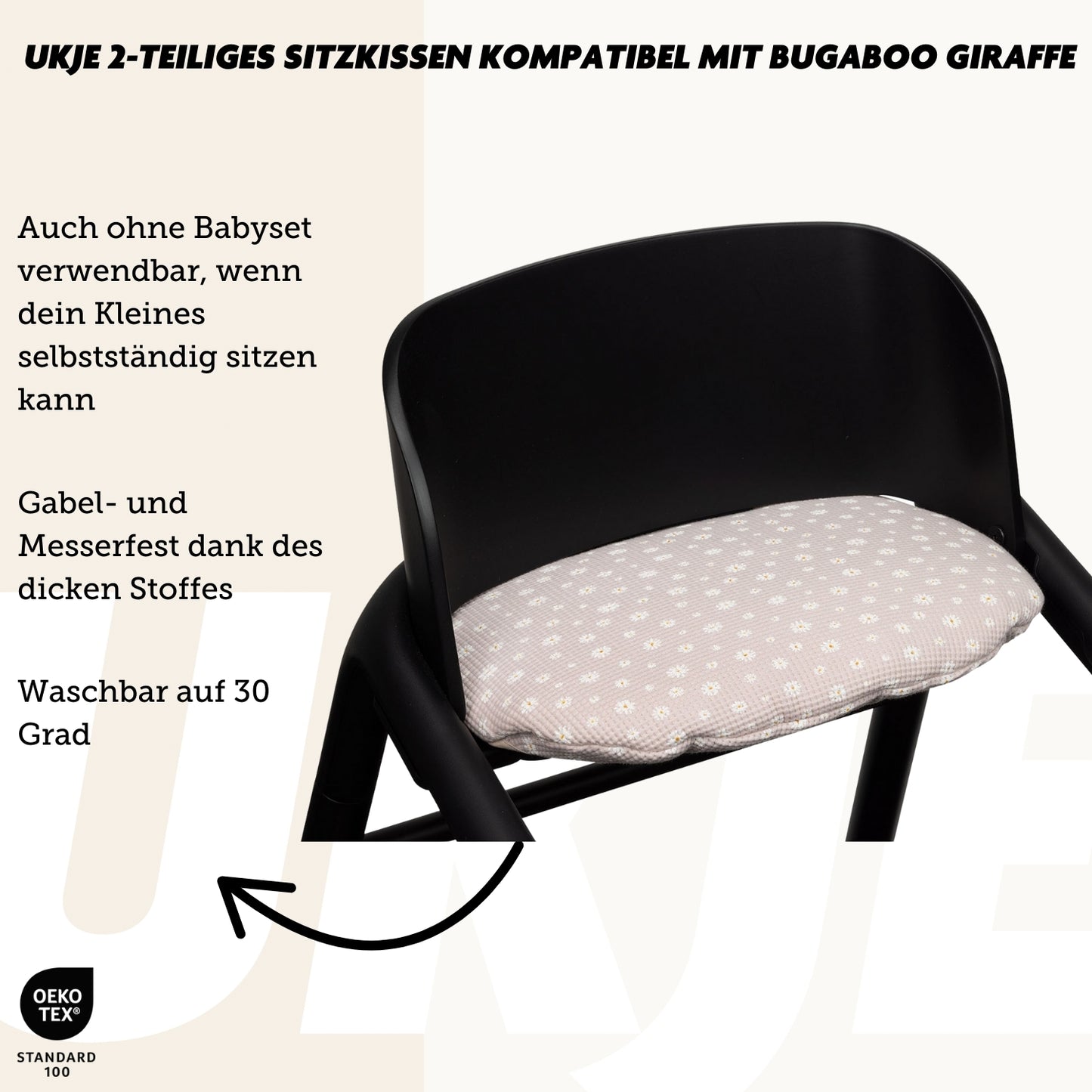 Bugaboo Giraffe Sitzkissen | Daisy Waffel
