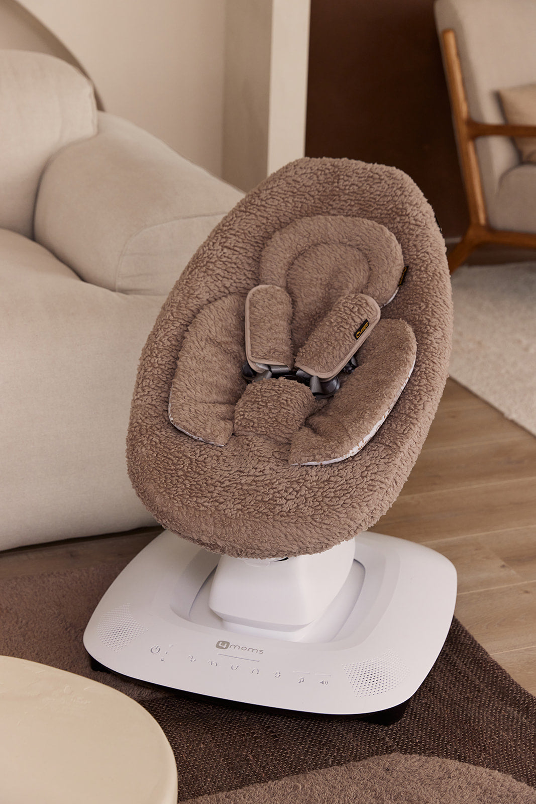 NEW | Mamaroo 5 Kissen | Teddy Taupe Bär