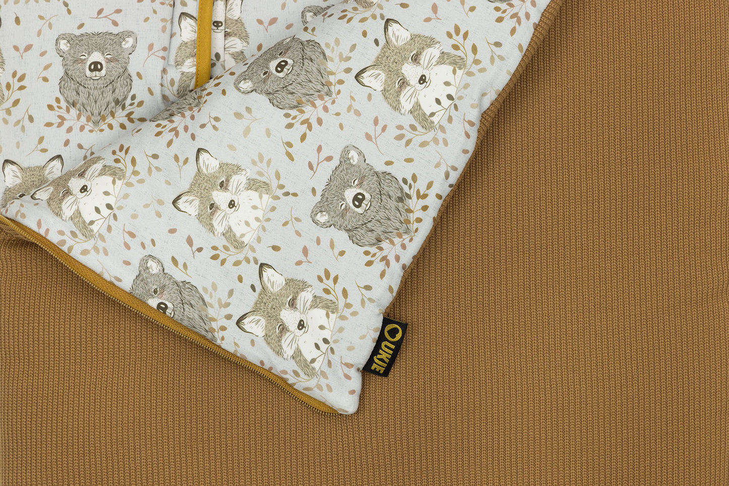 NEW | Fußsack | Autositz und Kinderwagen | Nougat Cable Bear& Fox