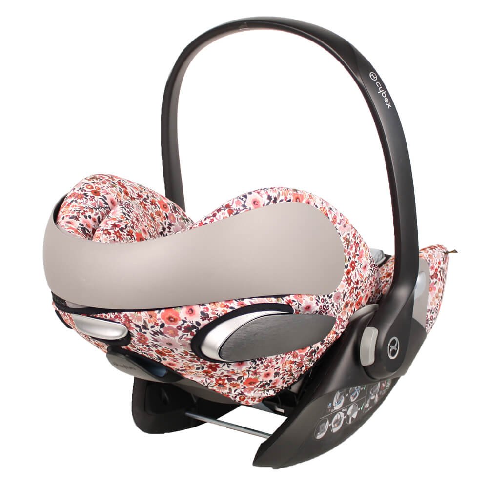 Cybex Cloud Z2 Bezug | Rosa Blumen