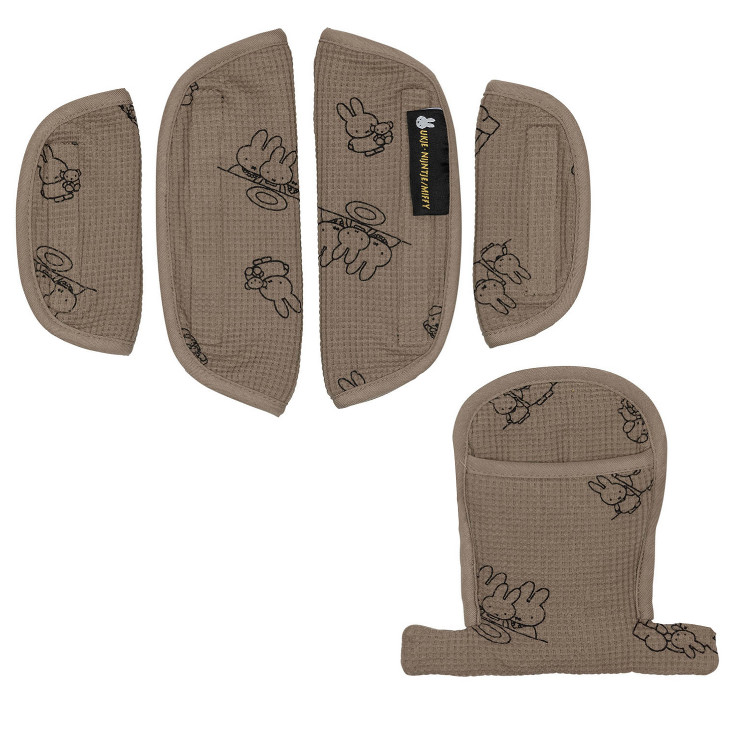 Gurtbezüge für Autositz und Buggy | Kindersitz | Miffy