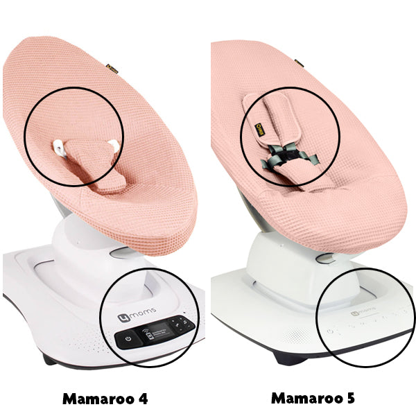 NEU | Mamaroo 5 Bezug | Schwarz waffel