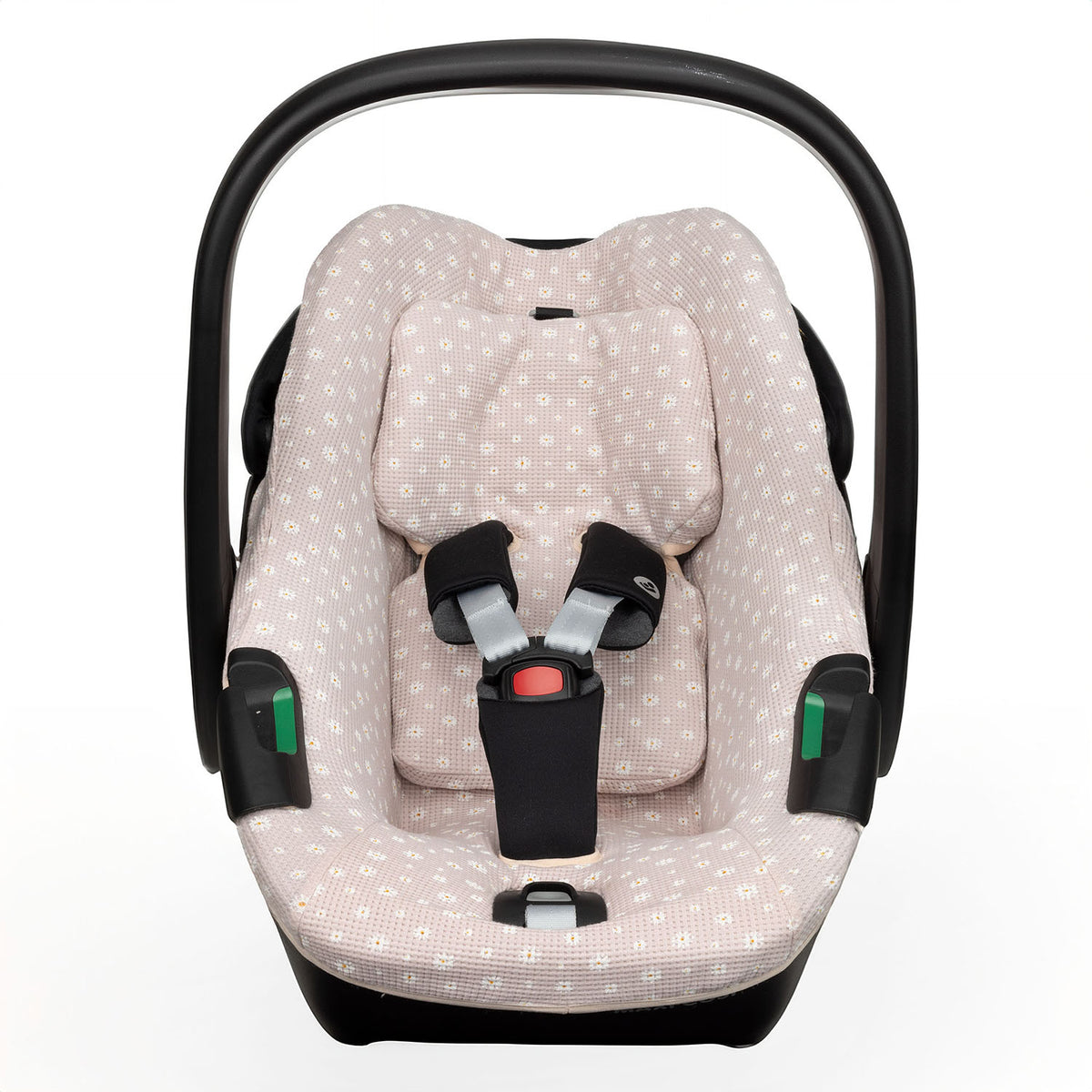 Maxi-Cosi Pebble 360 Pro (2) Bezug mit Gurtpolstern | Daisy Waffelstoff