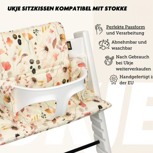Tripp Trapp SitzKissen | Wildblumen | Beschichtet