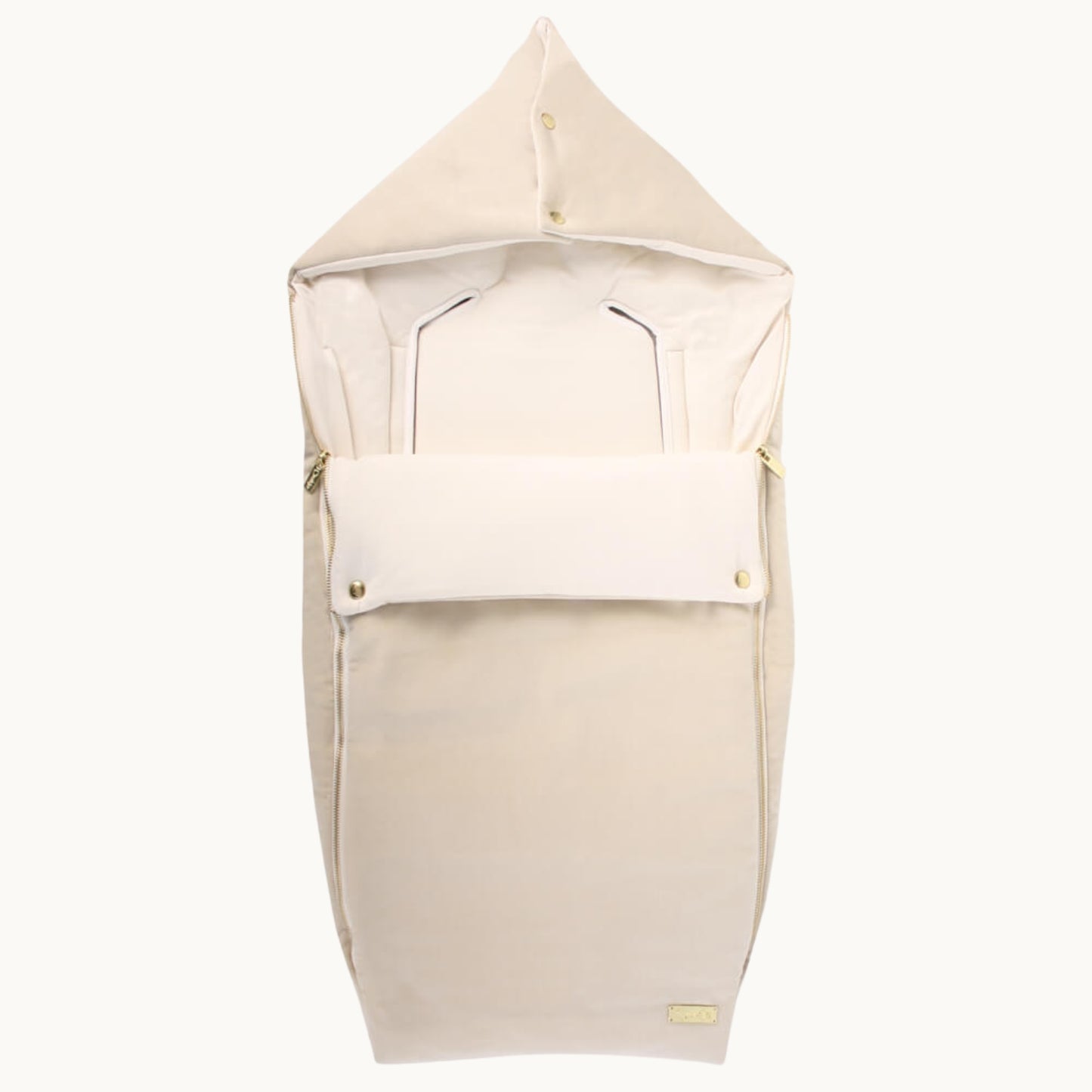 Luxury Fußsack | Kinderwagen | Ecru
