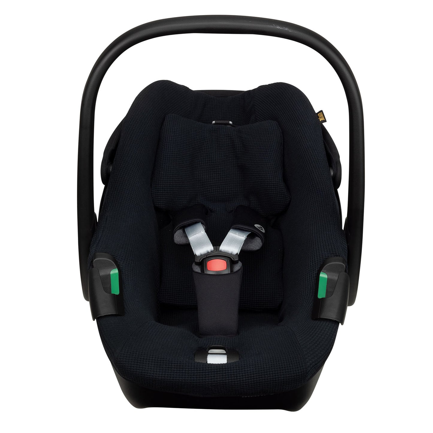 Maxi-Cosi Pebble 360 Pro (2) Bezug mit Gurtpolstern | Schwarzer Waffelstoff
