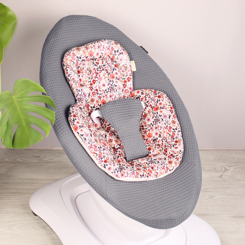 Altes Modell | Mamaroo 4 Sitzbezug | Grau Waffel