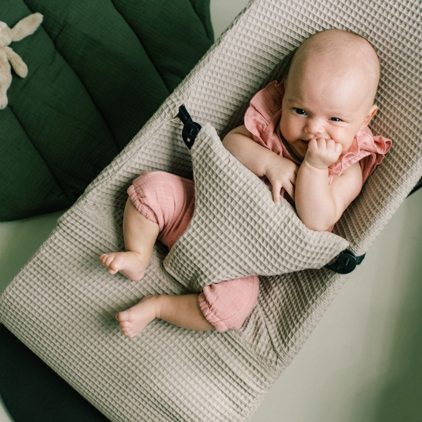 Bezug BabyBjörn Wippe | Dunkelgrün
