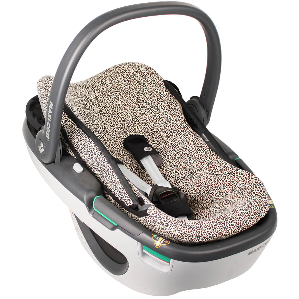 maxi cosi bezug anbringen Maxi Cosi Coral Schonbezug | Sand Leopardenmuster