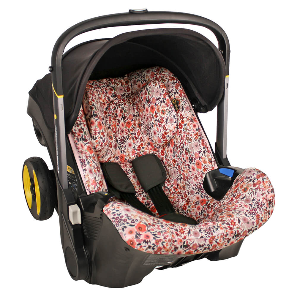 Doona Kindersitzbezug | Rosa Blumen