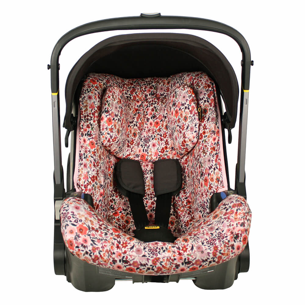 Doona Kindersitzbezug | Rosa Blumen