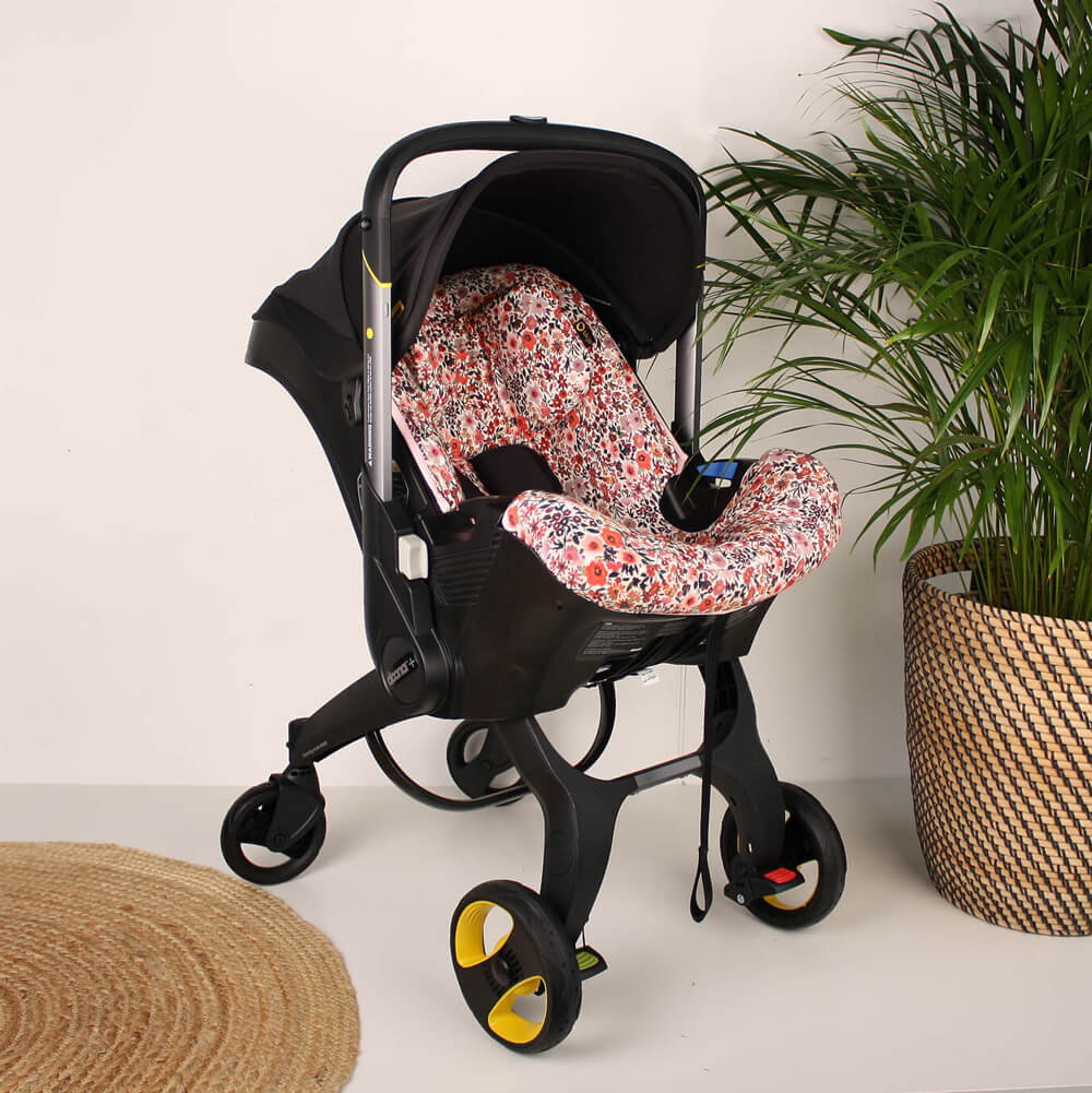 Doona Kindersitzbezug | Rosa Blumen