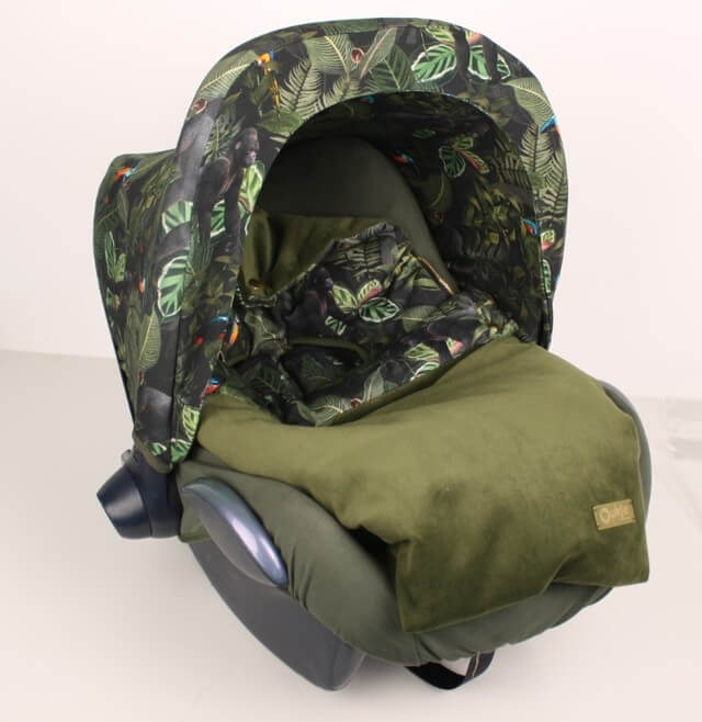 Maxi Cosi Bezug | Babyschale | Dunkelgrün