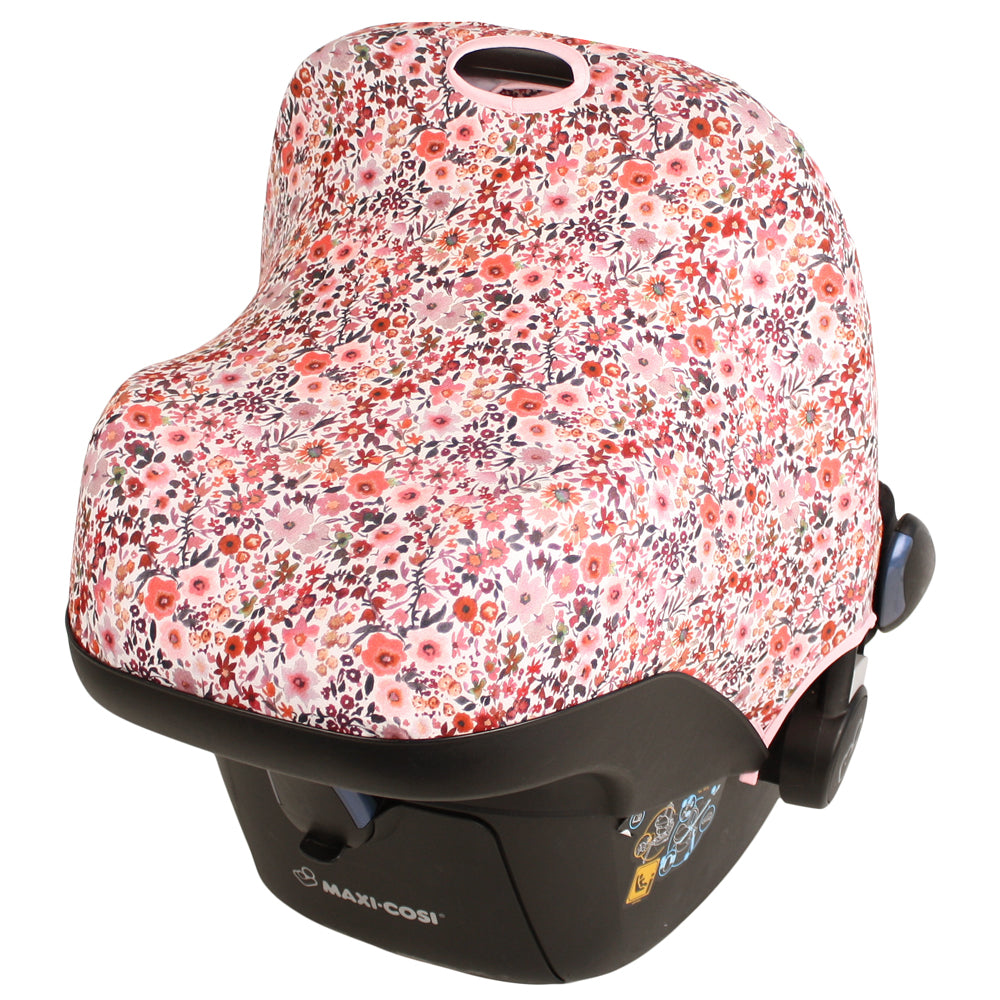 Maxi Cosi | Sonnenschutz | Rosa Blümen