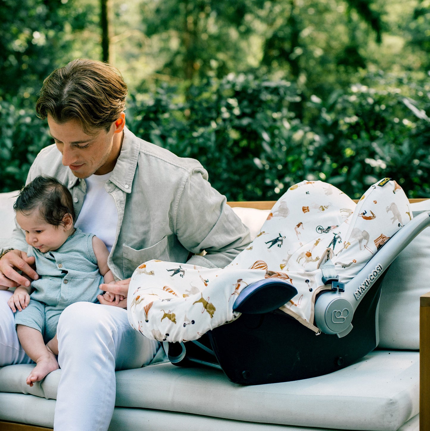 Maxi Cosi Bezug | Babyschale | Sand Leopard