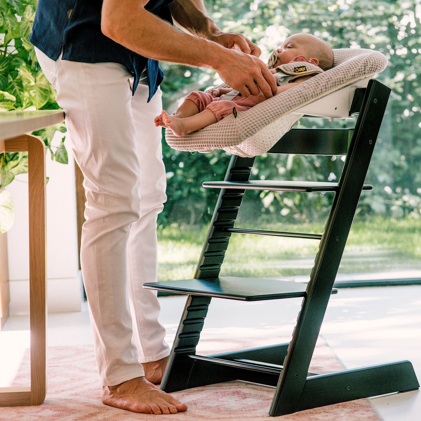 Neues Modell | Stokke Newborn Bezug | Mauve wafel