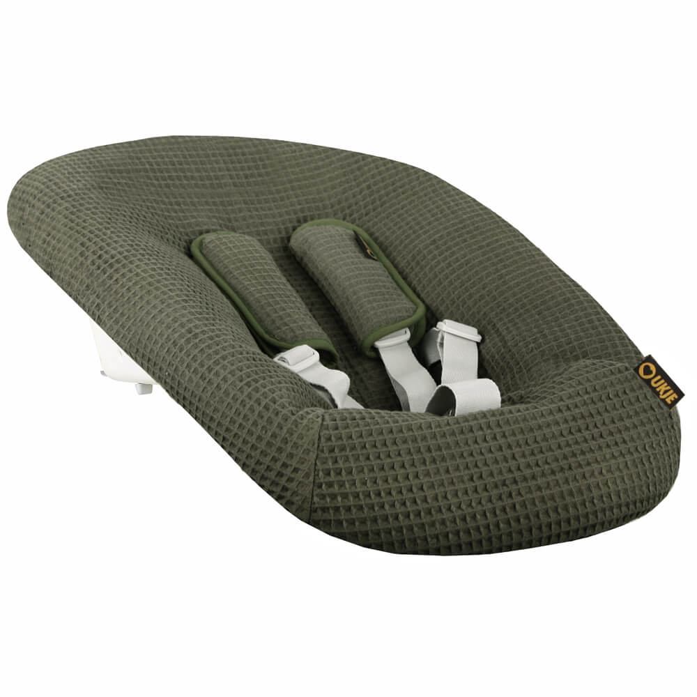 Neues Modell | Stokke Newborn Bezug | Grün Waffel