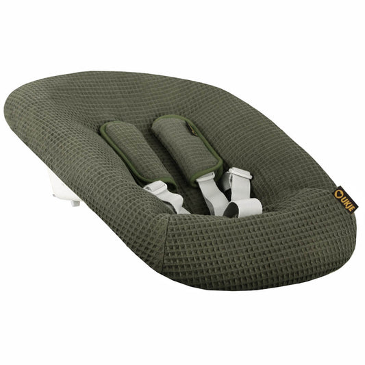 Neues Modell | Stokke Newborn Bezug | Grün Waffel