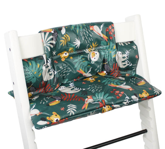 Tripp Trapp SitzKissen | Grüner Affe | Beschichtet