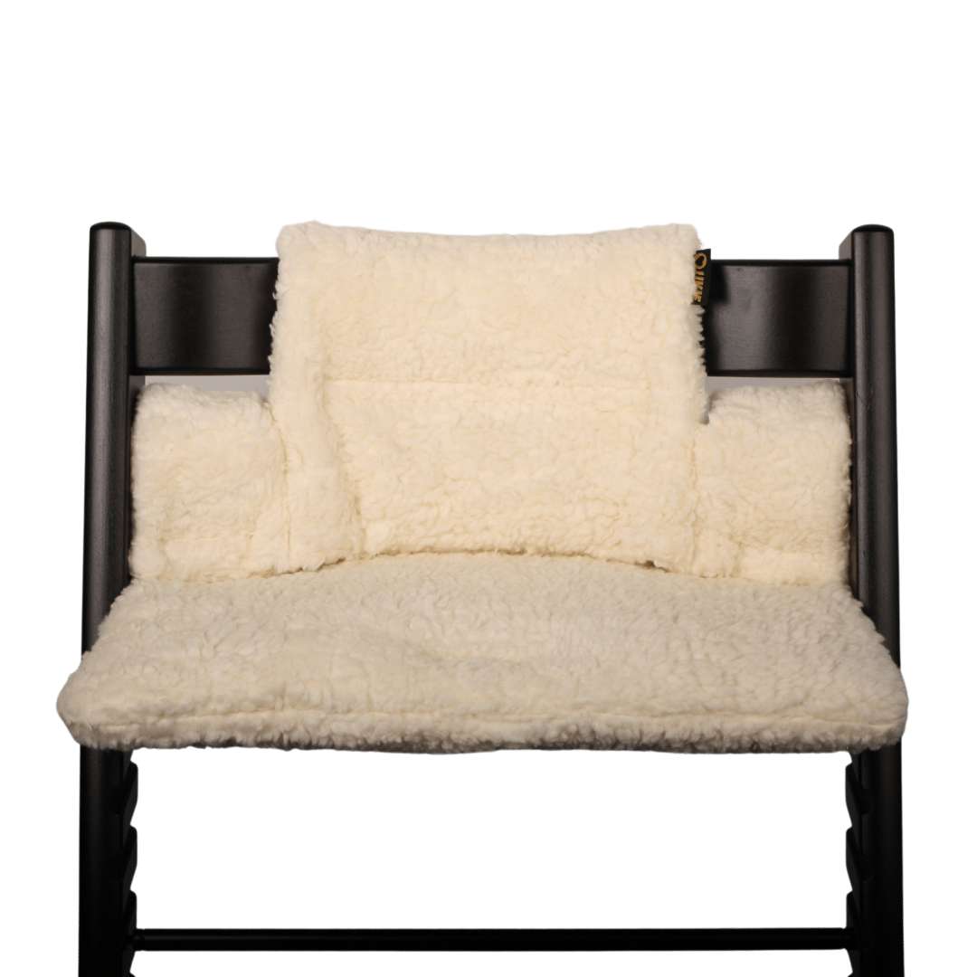 Luxury Tripp Trapp Sitzkissen | Teddy Ecru
