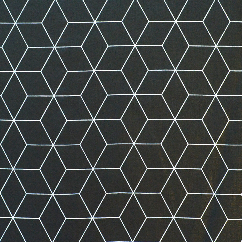 Tripp Trapp Sitzkissen | Schwarz Geometrisch | Beschichtet