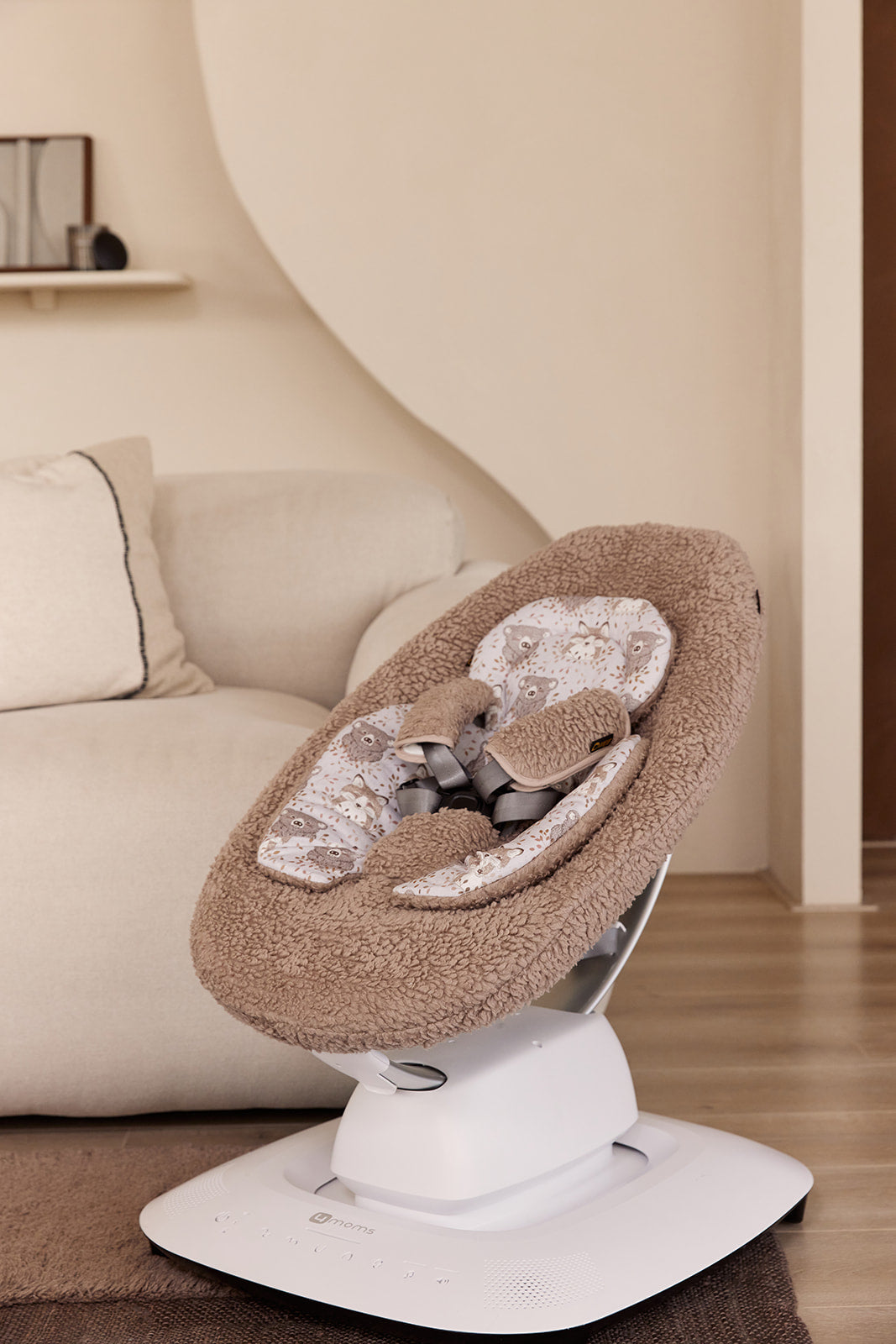 Luxury Mamaroo 5 Bezug Teddy Taupe