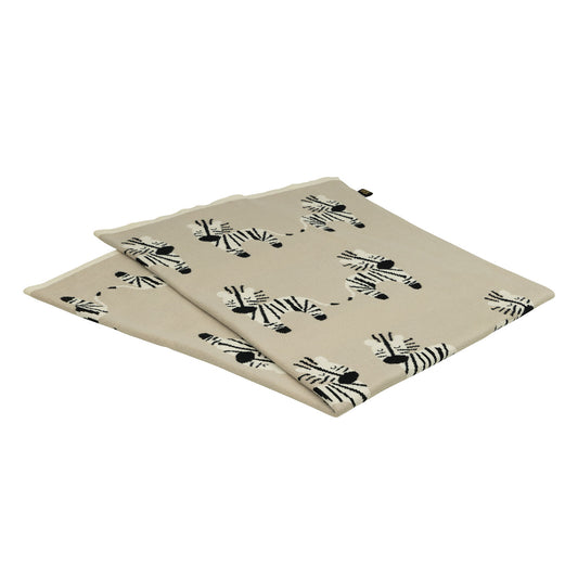 ukje beige zebra decke