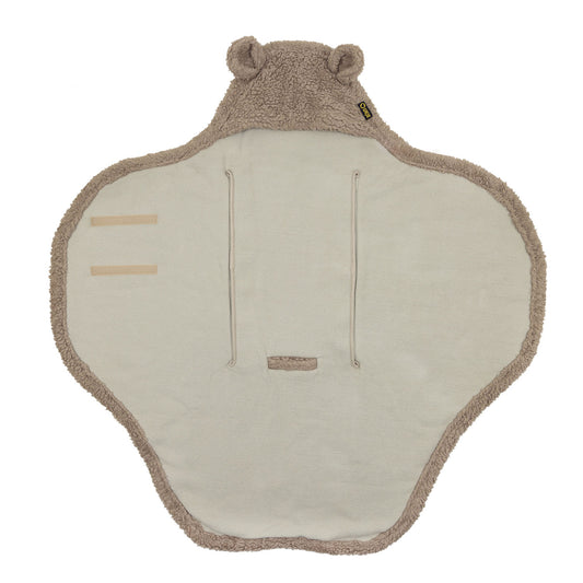 NEW | Wickeldecke Bär | Teddy Taupe