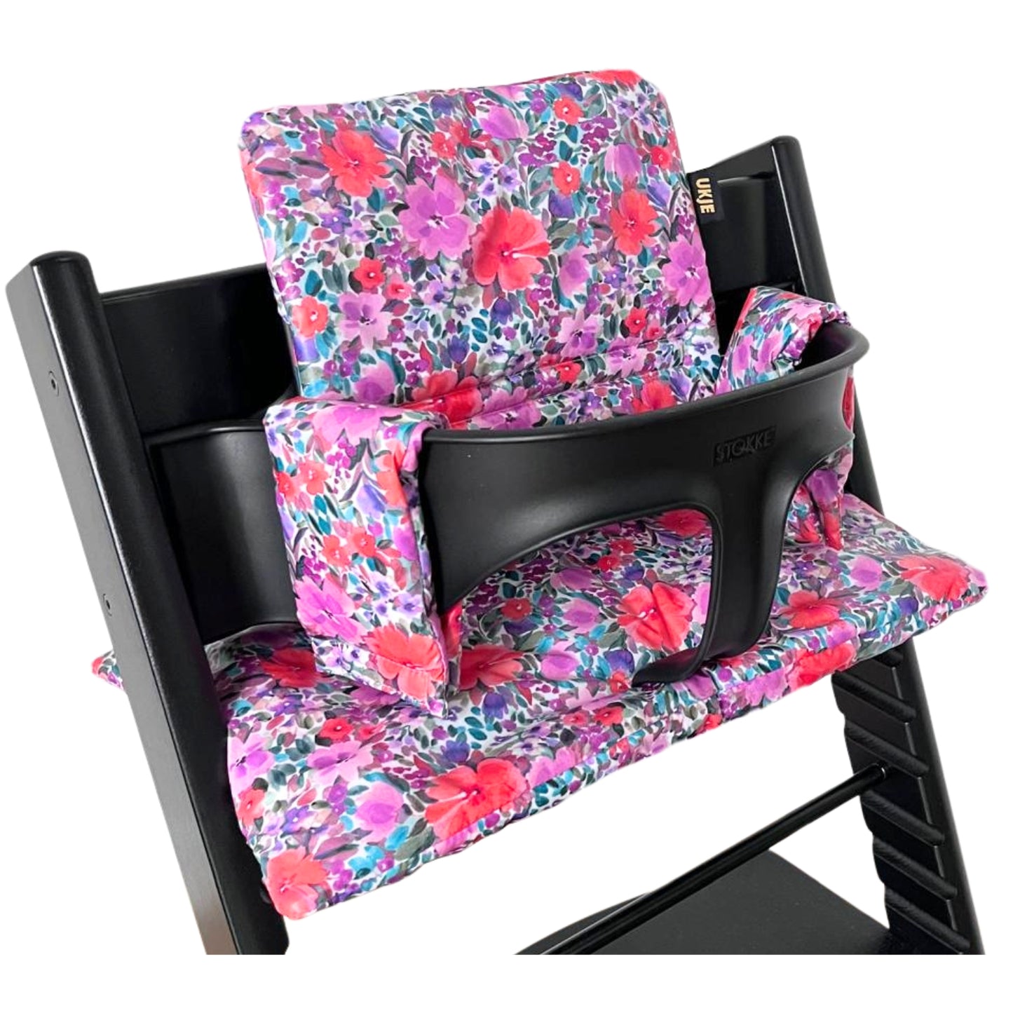 Tripp Trapp Kissen | Mauve Blumen | Beschichtet