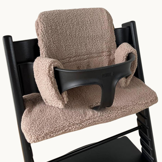 Luxury Tripp Trapp Sitzkissen | Teddy Taupe