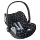 Cybex Cloud Z | Autositzbezug | Schwarz geometrisch